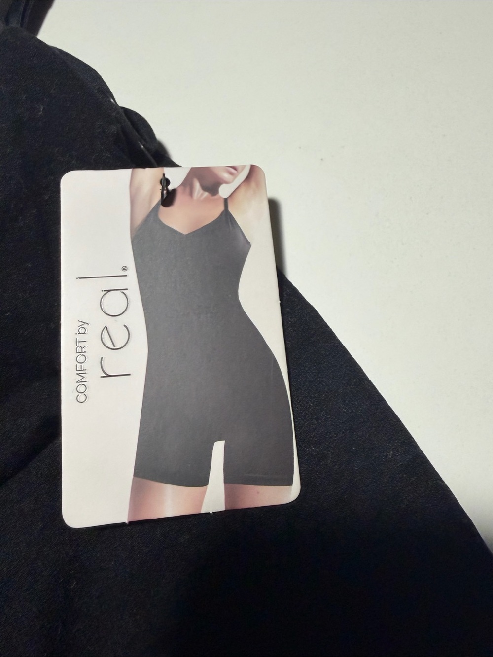 NWT Comfort by Real Seamless Shaping Bodysuit - Style 85617 - Black - Large